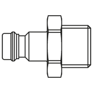 Immagine di Raccordo rapido di sicurezza con profilo diffuso in tutto il mondo e bloccaggio di sicurezza aggiuntivo, Serie 21 21SSAW10MXX