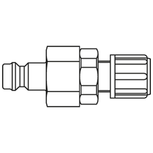 Immagine di Raccordo rapido termoplastico con profilo più diffuso al mondo, Serie 21 21SFKP06FVX