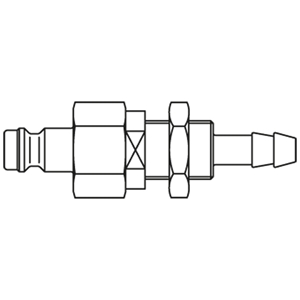 Immagine di Raccordo rapido termoplastico con profilo più diffuso al mondo, Serie 21 21SBTS06FVXB