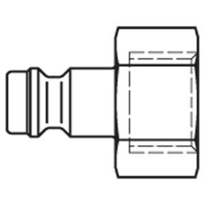 Immagine di Raccordo rapido termoplastico con profilo più diffuso al mondo, Serie 21 21SFIW10DXX