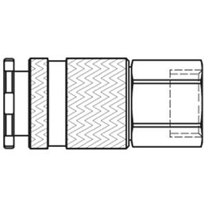 Immagine di Safety Quick Coupling with Parker Profile and Additional Safety Locking, Series 28 28KSIW21SPN