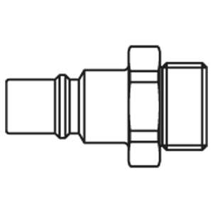 Immagine di Raccordo rapido in materiale termoplastico con profilo Parker, Serie 48 48SFAW13DXX