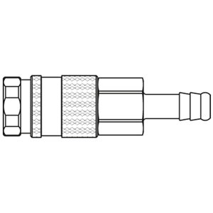 Immagine di Raccordo rapido per aria respirabile, Serie 96 96KSTF10BPN