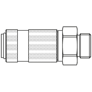 Immagine di Premium Quick Coupling with German Industrial Profile, Series 51 51KBAW13SPN