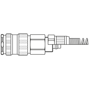 Immagine di Raccordo rapido di alta qualità con profilo europeo, Serie 25 25KBKK12BPX