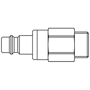 Immagine di Raccordo rapido di alta qualità con profilo europeo, Serie 25 25SBAW10MPX