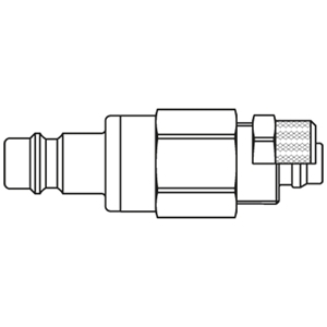 Immagine di Raccordo rapido di alta qualità con profilo europeo, Serie 25 25SBKO06RVX