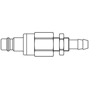 Immagine di Raccordo rapido di alta qualità con profilo europeo, Serie 25 25SBTS06MPX