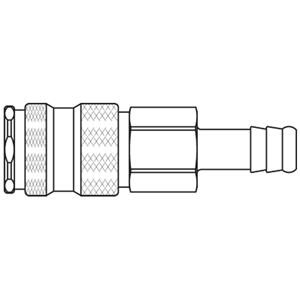 Immagine di Raccordo rapido di alta qualità con profilo europeo, Serie 25 25KATF06EVX