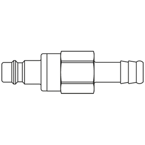 Immagine di Raccordo rapido di alta qualità con profilo europeo, Serie 25 25SLTF06RVX