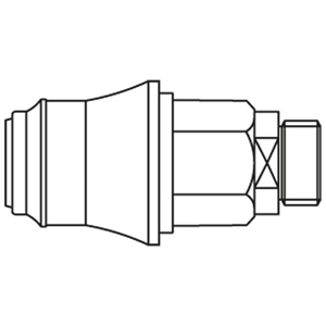 Immagine di Raccordo rapido per tecnologia medica, Serie MD MD-M51-2MB