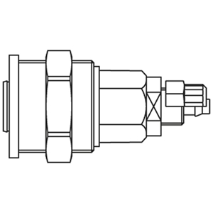 Immagine di Raccordo rapido per tecnologia medica, Serie MD MD-M51-QM6CSP