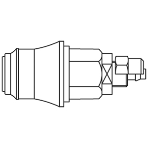 Immagine di Raccordo rapido per tecnologia medica, Serie MD MD-M51-M6CSP