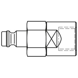 Immagine di Raccordo rapido per tecnologia medica, Serie MD MD-M52-2FB