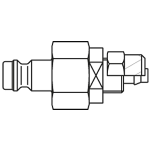 Immagine di Raccordo rapido per tecnologia medica, Serie MD MD-M52-M6CSP