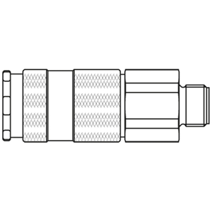 Immagine di Raccordo rapido con profilo ISO 6150 C, Serie 84 84KAAW13SPN