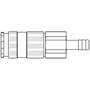 Immagine di Raccordo rapido con profilo ISO 6150 C, Serie 84 84KATF10SPN