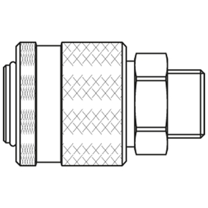 Immagine di Raccordo rapido con profilo ISO 6150 B, Serie 30 30KAAW13SPX