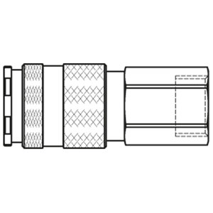 Immagine di Raccordo rapido con profilo Atlas Copco, Serie 33 33KAIW13SPN