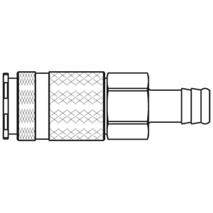 Immagine di Raccordo rapido con profilo Atlas Copco, Serie 34 34KATF06SPN