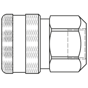 Immagine di Raccordo rapido con profilo proprietario Parker, Serie 40 40KAIW17MPX