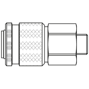 Immagine di Raccordo rapido con profilo ISO 6150 B, Serie 37 37KAAW17MPX