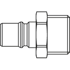 Immagine di Raccordo rapido con profilo Frenchmatic I, Serie 6006/6009/6012/6016 6009SBAW21MVN