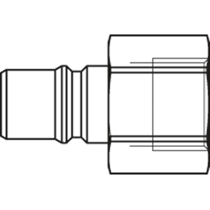 Immagine di Raccordo rapido con profilo Frenchmatic I, Serie 6006/6009/6012/6016 6006SBIW10MVN